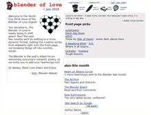 Tablet Screenshot of loveblender.com